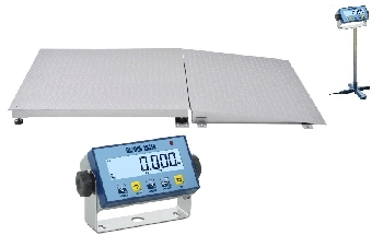 00kg x 500g
Bàn cân được thiết kế thân Inox 304 không gỉ với đa dạng kích thước bàn cân: 0.8m x 0.8m x 0.6m,  1m x 1m x 0.6m, 1m2 x 1m2 x 0.8m, 1m5 x 1m5 x 0.8m hoặc khách hàng tùy chọn kích thước
Bàn cân đi kèm với 1 đầu dốc lên và xuống như hình đính kèm
Đầu cân được làm bằng nhựa đặc biệt tiêu chuẩn IP65 với tính năng như sau:
Bàn phím với 5 phím nhấn 